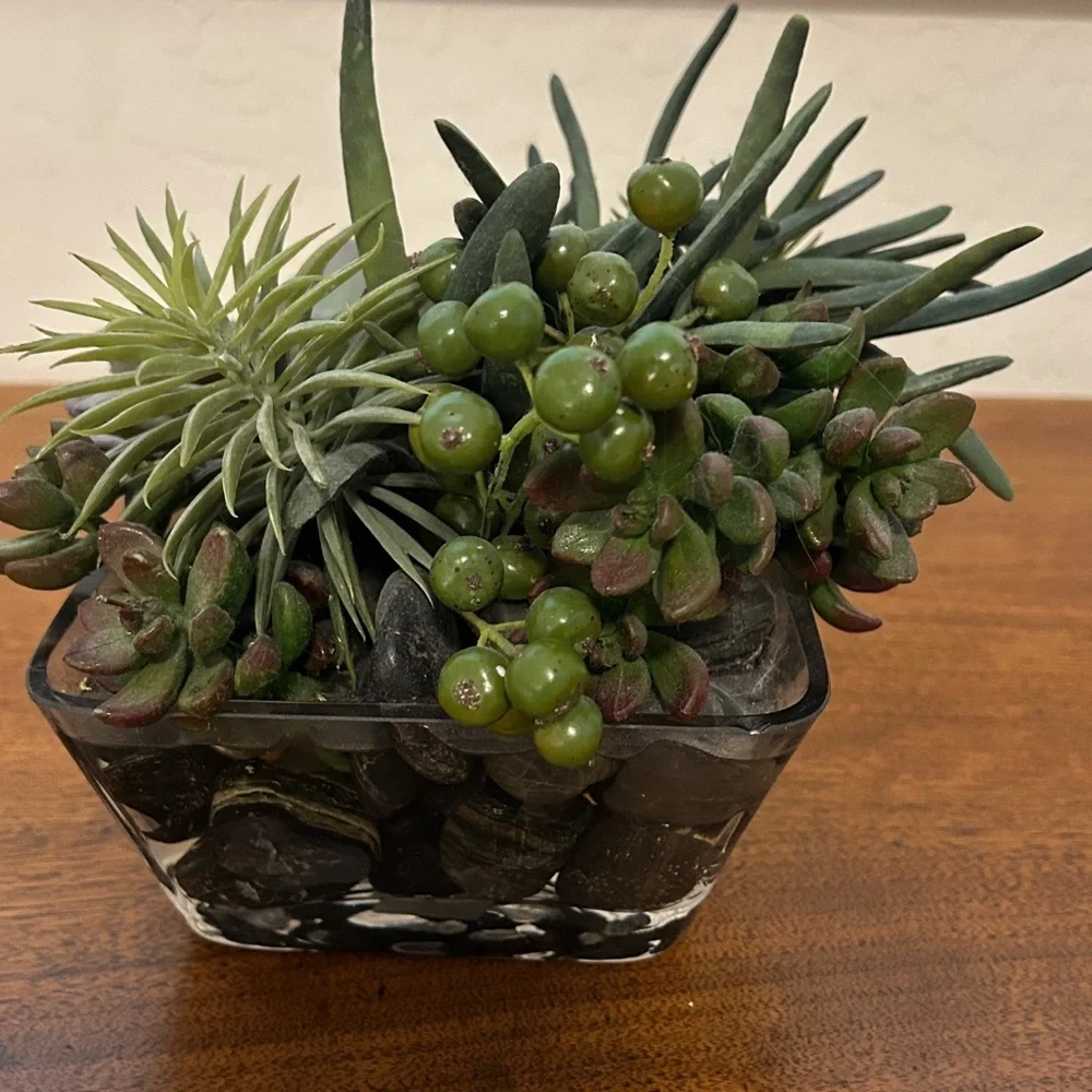 Artificial Green Succulent Arrangement